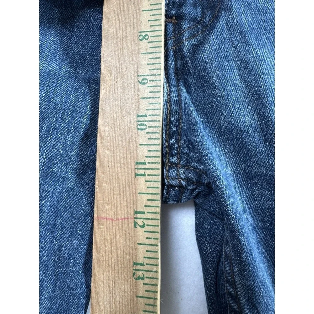 Levis 527 Slim Bootcut Jeans Mens 34x32 Medium Wash Blue Denim Pants